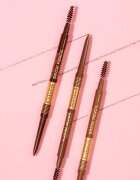 Eveline Cosmetics Micro Precise vodoodporen svinčnik za obrvi s krtačko 2v1 odtenek 01 Taupe 4 g