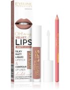 Eveline Cosmetics OH! my LIPS Velvet set za ustnice 11 Cookie Milkshake 1 kos
