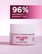 Eveline Cosmetics Pink Snail Glazed Skin Effect krema za posvetljevanje 50 ml