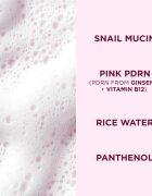 Eveline Cosmetics Pink Snail Glazed Skin Effect nežna čistilna pena za obraz 150 ml