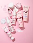 Eveline Cosmetics Pink Snail Glazed Skin Effect nežna čistilna pena za obraz 150 ml