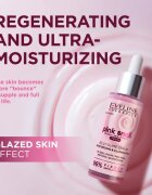 Eveline Cosmetics Pink Snail Glazed Skin Effect serum za osvetljevanje za obraz 30 ml
