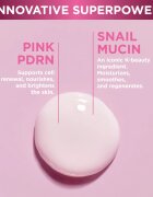 Eveline Cosmetics Pink Snail Glazed Skin Effect serum za osvetljevanje za obraz 30 ml