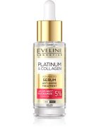 Eveline Cosmetics Platinum & Collagen Advanced Facial Serum Anti-Aging Treatment serum proti gubam s kolagenom 30 ml
