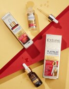 Eveline Cosmetics Platinum & Collagen Advanced Facial Serum Anti-Aging Treatment serum proti gubam s kolagenom 30 ml