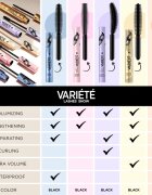 Eveline Cosmetics Variété Oh! Pretty maskara za volumen in podaljšanje trepalnic Black 10 ml