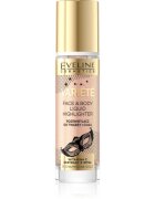 Eveline Cosmetics Variété tekoči osvetljevalec za obraz in telo odtenek 01 Sparkling Wine Gold 30 ml