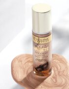 Eveline Cosmetics Variété tekoči osvetljevalec za obraz in telo odtenek 01 Sparkling Wine Gold 30 ml