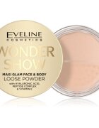 Eveline Cosmetics Wonder Show posvetlitveni puder v prahu za obraz in telo Maxi Glam 6 g