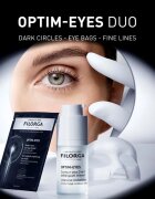 FILORGA OPTIM-EYES maska za predel okoli oči proti gubam zabuhlosti in temnim kolobarjem 1 kos