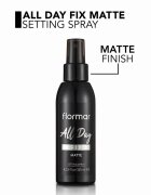 flormar All Day Fix Matte matirajoče pršilo za utrjevanje make-upa 125 ml