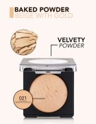 flormar Baked Powder pečeni posvetlitveni puder odtenek 021 Beige with Gold 9 g