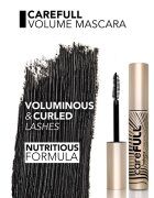 flormar CareFULL Volume negovalna maskara za volumen z vitaminom E odtenek Black 11 ml