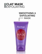 flormar Clay Mask eksfoliacijska čistilna maska za obraz z ilovico 150 ml