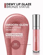flormar Dewy Lip Glaze vlažilni sijaj za ustnice odtenek 005 Bronze Statue 4.5 ml
