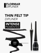 flormar Dipliner dolgoobstojno tekoče črtalo za oči odtenek Black 35 ml