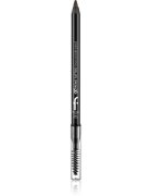 flormar Extreme Tattoo Brow Powder Pencil dolgoobstojni svinčnik za obrvi s pudrastim učinkom odtenek 003 Dark Brown 1.2 g