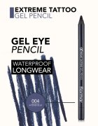 flormar Extreme Tattoo Gel Pencil vodoodporni gel svinčnik za oči odtenek 04 Intense Blue 1.2 g