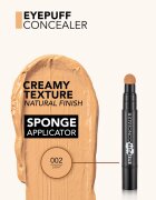 flormar Eye Puff Concealer tekoči korektor z aplikatorjem z gobico odtenek 002 Light 3.3 ml