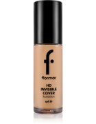 flormar HD Invisible Cover Foundation lahki tekoči puder s posvetlitvenim učinkom SPF 30 odtenek 090 Golden Natural 30 ml