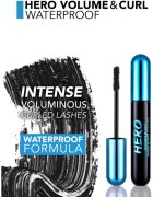 flormar Hero Waterproof vodoodporna maskara za volumen odtenek Black 10 ml