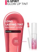 flormar K-Spirit Glow Lip Tint vlažilna sijoča šminka z bleščicami odtenek 004 - Peach Fizz 4 ml