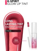 flormar K-Spirit Glow Lip Tint vlažilna sijoča šminka z bleščicami odtenek 006 - Muted Ritual 4 ml