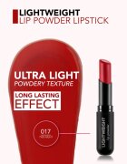 flormar Lightweight Lip Powder Lipstick dolgoobstojna šminka z mat učinkom odtenek 017 This Night 3 g