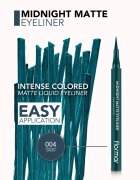 flormar Midnight Matte Eyeliner črtalo za oči v obliki flomastra z mat učinkom odtenek 04 Green 1 ml