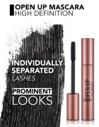flormar Open Up HD Mascara hranilna maskara za volumen in ločitev trepalnic 12 ml