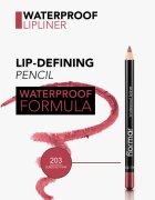 flormar Waterproof Lipliner vodoodporni svinčnik za ustnice odtenek 203 Subdued Pink 114 g