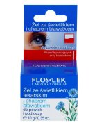 FlosLek Laboratorium Eye Care gel za predel okoli oči s smetilko in modrim glavincem 10 g