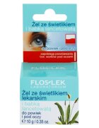 FlosLek Laboratorium Eye Care gel za predel okoli oči s trpotcem in smetilko 10 g