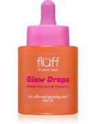 Fluff Glow Drops serum za osvetljevanje z vitaminom C Amber Extract 30 ml