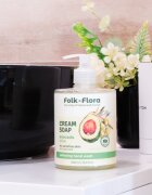 Folk & Flora Avocado & Olive tekoče milo za občutljivo kožo 500 ml