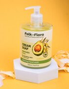 Folk & Flora Avocado & Olive tekoče milo za občutljivo kožo 500 ml
