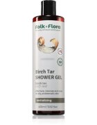 Folk & Flora Birch Tar hranilni gel za prhanje 400 ml