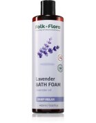 Folk & Flora Lavender pena za kopel s pomirjajočim učinkom 400 ml