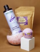 Folk & Flora Lavender sol za sproščujočo kopel 500 g