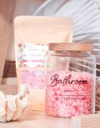 Folk & Flora Raspberry & Rose sol za kopel 500 g