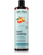 Folk & Flora Sea Buckthorn obnovitveni šampon za barvane in poškodovane lase 400 ml
