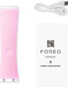 FOREO ESPADA™ 2 pero z modro lučko za pomirjenje pojava aken Pearl Pink 1 kos