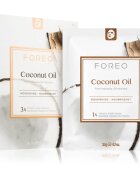 FOREO Farm to Face Sheet Mask Coconut Oil hranilna tekstilna maska 3x20 ml