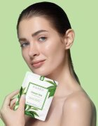 FOREO Farm to Face Sheet Mask Green Tea maska iz platna s pomirjajočim učinkom za mešano kožo 3x20 g