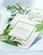 FOREO Farm to Face Sheet Mask Green Tea maska iz platna s pomirjajočim učinkom za mešano kožo 3x20 g