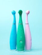 FOREO ISSA™ 4 Baby električna zobna ščetka za otroke od rojstva do 3 let Bubble Blue 1 kos