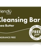 Friendly Soap Cleansing Bar Shea Butter naravno milo za obraz 95 g