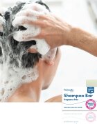 Friendly Soap Natural Shampoo Bar Fragrance Free naravno milo za lase brez dišav 7x95 g