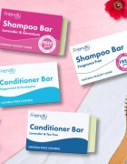Friendly Soap Natural Shampoo Bar Lavender & Geranium naravno milo za lase 7x95 g