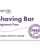 Friendly Soap Shaving Bar Fragrance Free naravno milo za britje brez dišav 95 g